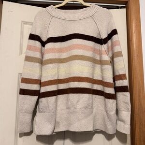 Aerie Striped Oversized Sweater Medium